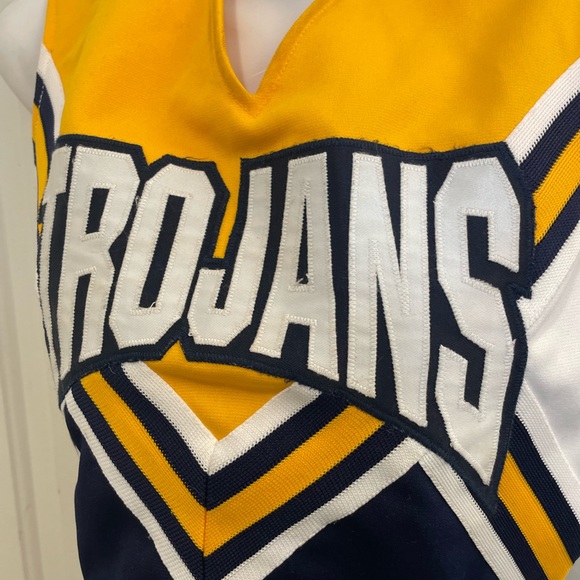Vintage Trojans cheerleading cheerleader inform top S/M - Picture 3 of 11
